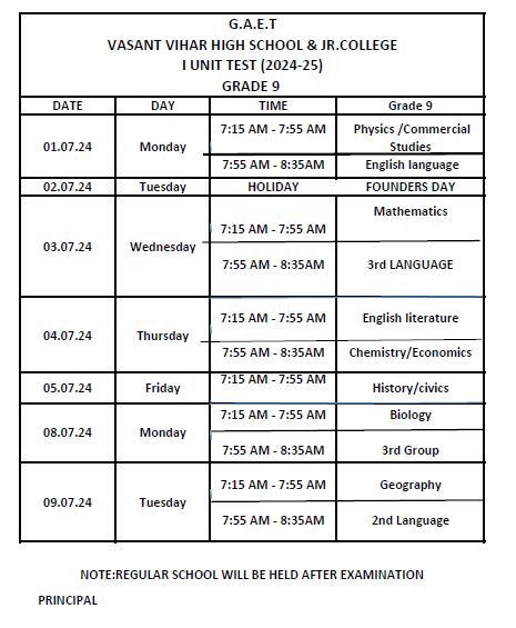 VVHS Vasant Vihar High School Junior College